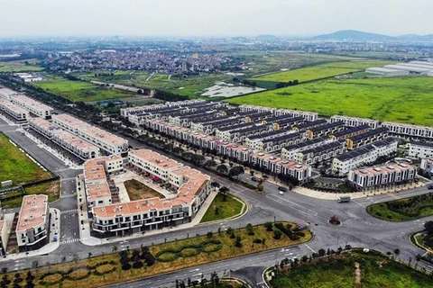 Một góc Khu công nghiệp và Đô thị VSIP Bắc Ninh với đầy đủ hạ tầng cơ bản. (Ảnh: Danh Lam/TTXVN) 