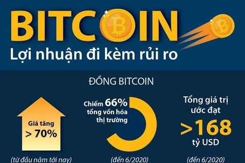 [Infographics] Tiền điện tử bitcoin - Khi lợi nhuận đi kèm rủi ro