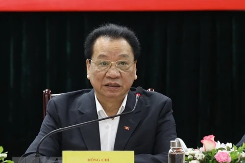 Giáo sư-Tiến sỹ Phùng Hữu Phú, Phó Chủ tịch Thường trực Hội đồng Lý luận Trung ương. (Ảnh: Văn Điệp/TTXVN)