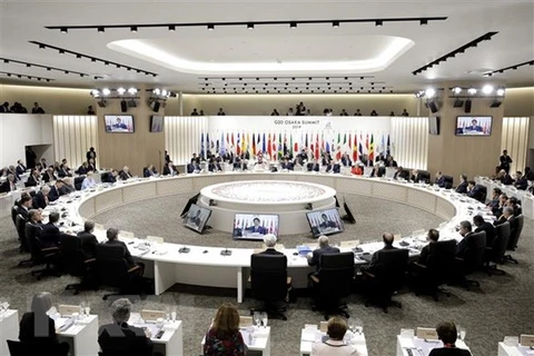 Toàn cảnh một phiên họp của các nước G20. (Nguồn: AFP/TTXVN)
