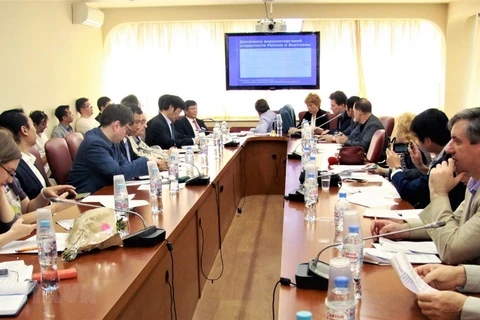 Các đại biểu dự Hội thảo hợp tác Nga-Việt trong bối cảnh toàn cầu hóa kinh tế. Ảnh minh họa. (Nguồn: TTXVN)