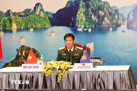 Trung tướng Nguyễn Văn Nghĩa, Phó Tổng Tham mưu trưởng Quân đội nhân dân Việt Nam. (Ảnh: Hồng Pha/TTXVN phát)