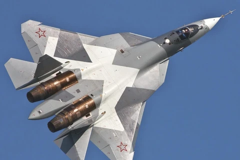 Máy bay chiến đấu Su-57. (Nguồn: flightglobal)