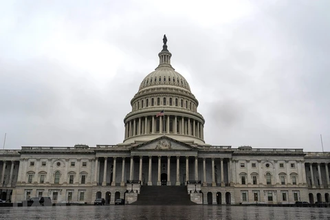 Tòa nhà Quốc hội Mỹ tại Washington, DC. (Ảnh: AFP/TTXVN) 