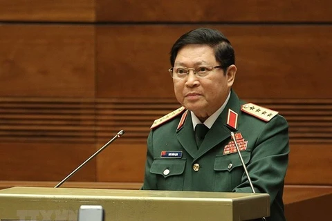 Đại tướng Ngô Xuân Lịch, Bộ trưởng Bộ Quốc phòng. (Ảnh: Dương Giang/TTXVN)