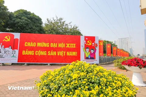 Đại hội Đại biểu toàn quốc lần thứ XIII của Đảng sẽ chính thức diễn ra từ ngày 25/1 đến ngày 2/2/2021 tại Thủ đô Hà Nội. (Ảnh: Minh Sơn/Vietnam+) 