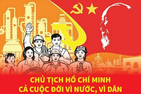 [Infographics] Chủ tịch Hồ Chí Minh: Cả cuộc đời vì nước, vì dân