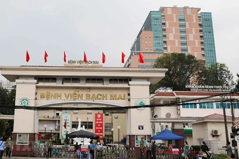 Bệnh viện Bạch Mai. (Ảnh: Thanh Tùng/TTXVN)