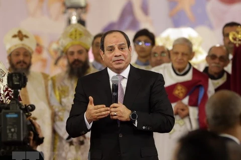 Tổng thống Ai Cập Abdel Fatah El-Sisi. (Nguồn: THX/TXVN) 
