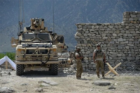Binh sỹ Mỹ tuần tra tại tỉnh Nangarhar, Afghanistan. (Ảnh: AFP/TTXVN)