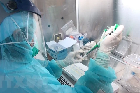 Một phòng xét nghiệm sinh học phân tử chẩn đoán bệnh truyền nhiễm và COVID-19. (Ảnh: TTXVN/Vietnam+) 