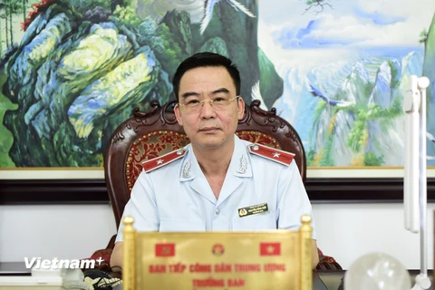 Ông Nguyễn Hồng Điệp, Trưởng Ban Tiếp công dân Trung ương, Thanh tra Chính phủ. (Ảnh: Xuân Tùng/TTXVN)