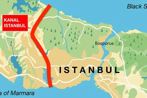 Dự án kênh đào Istanbul sẽ giúp kết nối Biển Đen với biển Marmara. (Nguồn: bigthink.com)