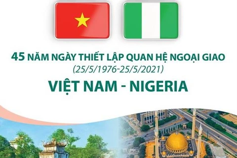 [Infographics] 45 năm Ngày lập quan hệ ngoại giao Việt Nam-Nigeria