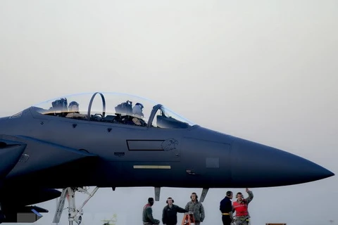 Máy bay F-15E của Mỹ. (Nguồn: AFP/TTXVN)