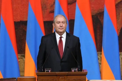 Tổng thống Armenia, ông Armen Sarkisian (Nguồn:AFP)