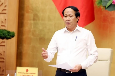 Phó Thủ tướng Chính phủ Lê Văn Thành. (Ảnh: Phạm Kiên/TTXVN)