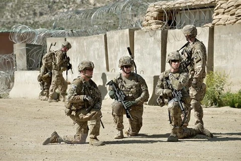 Binh sỹ Mỹ tại tỉnh Kunar, Afghanistan. (Ảnh: AFP/ TTXVN)