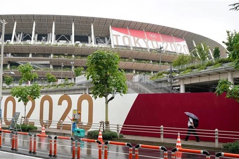 Sân vận động ở Tokyo, Nhật Bản, ngày 8/7/2021. (Ảnh: THX/TTXVN) 