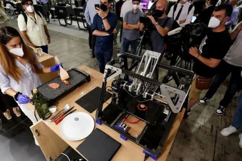 Sản xuất bít tết in 3D. (Nguồn: news.yahoo.com)