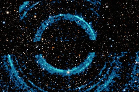 Vòng sáng quanh hố đen vũ trụ. (Nguồn: edition.cnn.com) 