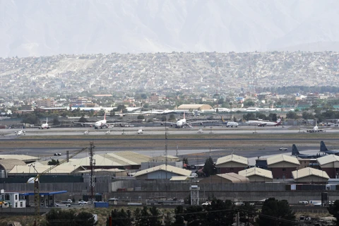 Sân bay quốc tế Hamid Kazai ở thủ đô Kabul (Afghanistan). (Ảnh: AFP/TTXVN) 