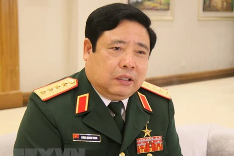 Đại tướng Phùng Quanh Thanh. (Ảnh: Đặng Lê/TTXVN)