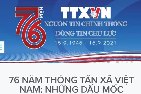 [Infographics] 76 năm Thông tấn xã Việt Nam: Những dấu mốc đáng nhớ