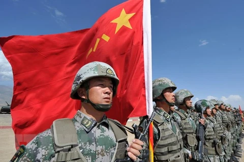 Binh sỹ quân đội Trung Quốc. (Ảnh: AFP/TTXVN)