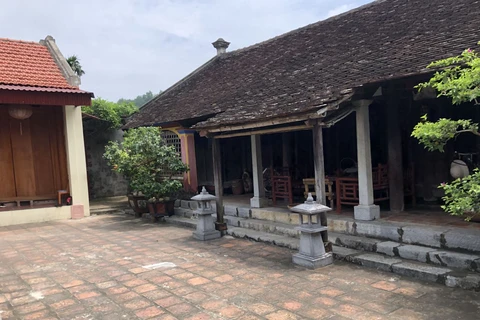 Ngôi nhà cổ của gia đình ông Lương Trọng Duệ còn tương đối nguyên vẹn và đã được xếp hạng là di tích kiến trúc nghệ thuật cấp tỉnh. (Nguồn: Báo Tin tức)