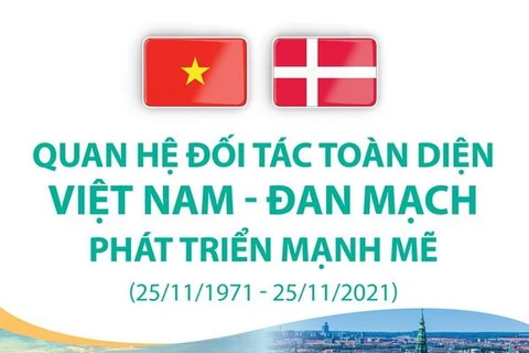 Quan hệ Đối tác toàn diện Việt Nam-Đan Mạch phát triển mạnh mẽ