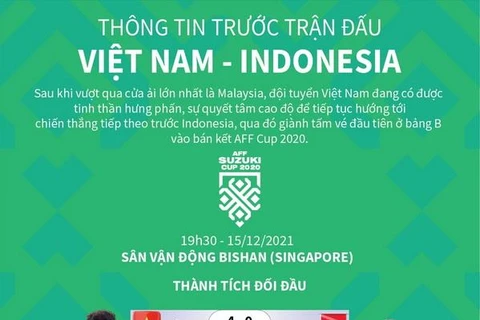 [Infographics] Thông tin trước trận đấu Việt Nam-Indonesia