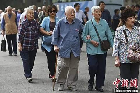 Người già ở Trung Quốc. (Ảnh: Chinanews)