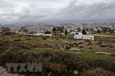 Khu định cư của Israel ở Đông Jerusalem. (Ảnh: AFP/TTXVN)