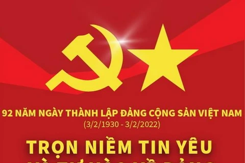 [Infographics] 92 năm Ngày thành lập Đảng Cộng sản Việt Nam