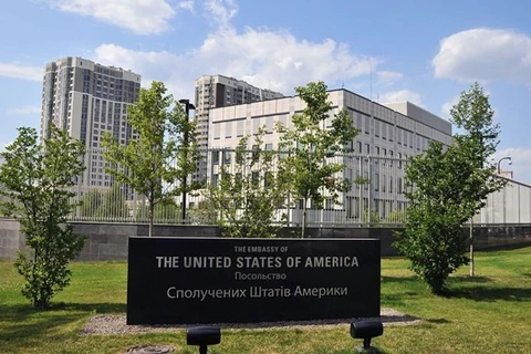 Đại sứ quán Mỹ tại Kiev, Ukraine. (Nguồn: Shutterstock)