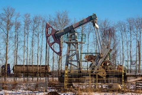 Một giếng dầu ở Dyurtyuli, Cộng hòa Bashkortostan, Liên bang Nga. (Ảnh: Getty Images/TTXVN) 