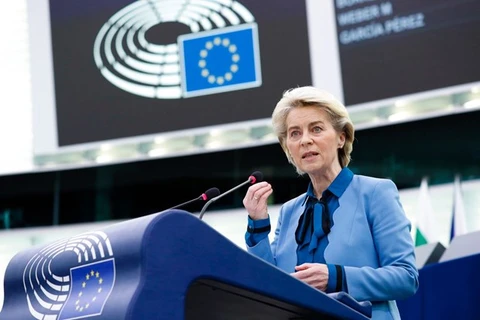 Chủ tịch Ủy ban châu Âu (EC) Ursula von der Leyen. (Nguồn: EPA-EFE)