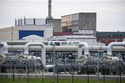 Trạm nén khí của Hệ thống đường ống dẫn khí Nord Stream 2, cung cấp khí đốt từ Nga sang Đức qua biển Baltic, tại Lubmin (Đức). (Ảnh: AFP/TTXVN) 