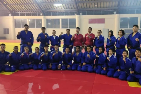 Các vận động viên Judo Indonesia (Ảnh: NOCIndonesia)