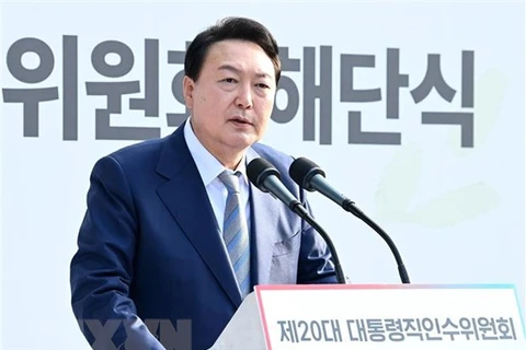 Tổng thống Hàn Quốc Yoon Suk-yeol. (Ảnh: YONHAP/TTXVN)