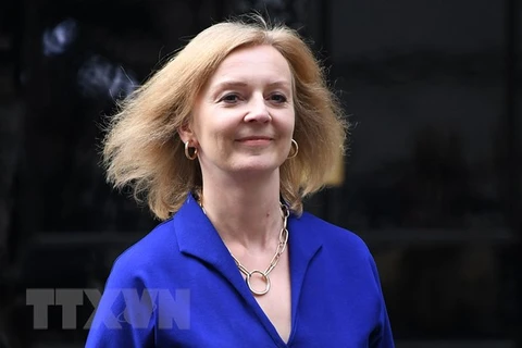 Ngoại trưởng Anh Liz Truss. (Ảnh: AFP/TTXVN)