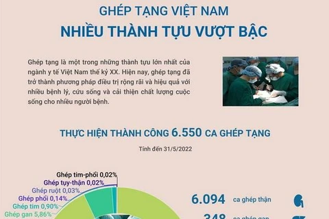 [Infographics] Ghép tạng Việt Nam: Nhiều thành tựu vượt bậc