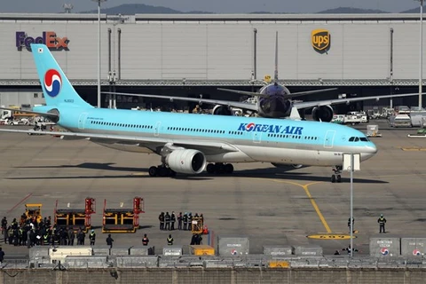 Máy bay của hãng hàng không Korean Air. (Nguồn: Yonhap)