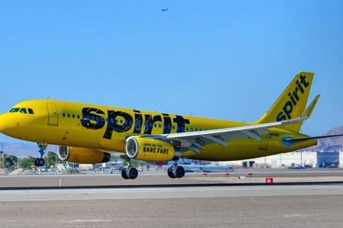 Một chiếc máy bay của Spirit Airlines. (Nguồn: simpleflying.com)