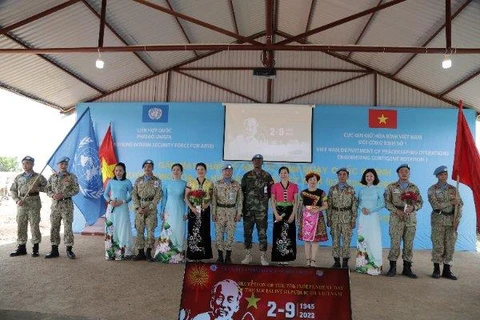 Đội Công binh số 1 Việt Nam đón Tết Độc lập tại khu vực Abyei