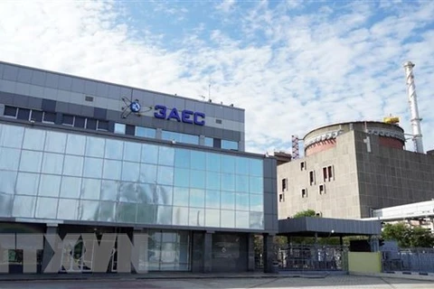 Toàn cảnh nhà máy điện hạt nhân Zaporizhzhia (ZNPP) ở Enerhodar, Ukraine, ngày 11/9/2022. (Nguồn: AFP/TTXVN) 