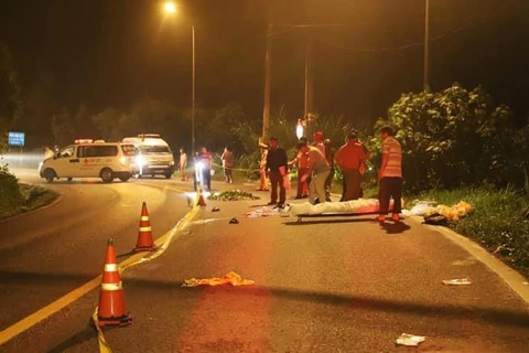 Truy tìm ôtô gây tai nạn làm 2 người chết ở đèo Bảo Lộc rồi bỏ trốn