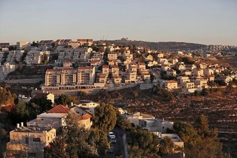 Khu định cư Givat Zeev của Israel. (Nguồn: AFP/TTXVN)
