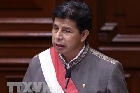 Cựu Tổng thống Peru Pedro Castillo. (Ảnh: AFP/TTXVN)